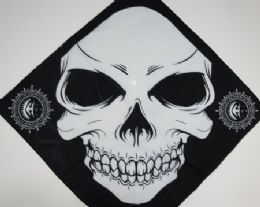 24 Bulk BandanA-Grinning Skull