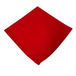 24 Bulk BandanA-Solid Red