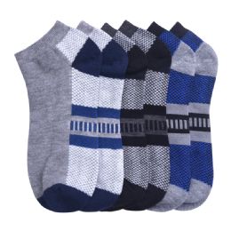 432 Bulk Youth Spandex Ankle Socks Size 6-8