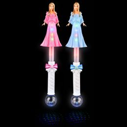 48 Bulk 18 inch LighT-Up Doll Magic Ball Wand