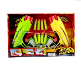12 Bulk 2 Pcs. 11' Air Blaster Gun W/ 8 Foam Darts In Open