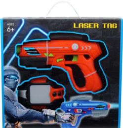 12 Bulk B/o Laser Tag Blaster W/ Target  In Window Box