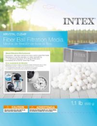12 Bulk Intex Fiber Ball Filtration Media