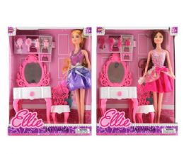 6 Bulk Girl W/ Vanity Desk & Access In Window Box