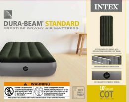 6 Bulk Intex Cot DurA-Beam Prestige Downy Airbed 30x75x10