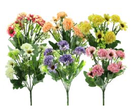 288 Bulk Af Chrysanthemum  2flower10heads 4leaves 5accessorieS-30cM-3