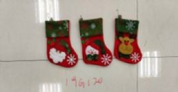 480 Bulk Xm Stocking 9*16cm 3 Asst