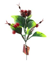 288 Bulk Xm Flower Pick 25cm