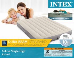 3 Bulk Intex DurA-Beam Standard Series Deluxe SinglE-High Airbed, F