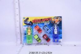 24 Bulk Launcher Set W/ 6 Pc Car On Card