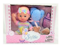 12 Bulk Sofie 

10" Hard Body Doll With Towel Blanket