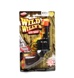 144 Bulk Wild Willy's Cap Gun On Blister Card