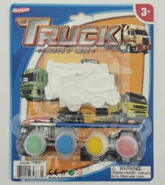 48 Bulk 6 Asstd Construction Truck Painet Set On Card