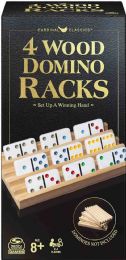 2 Bulk Cardinal Classics Wooden Domino Racks