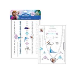 144 Bulk Her Frozen 2 Sheet Metalic Tattoo (144)