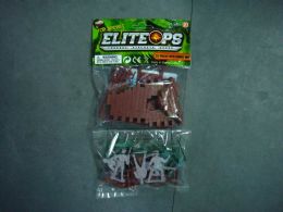 96 Bulk 6x12' 18 Pcs. 2' Soldier FigurinE- Map & 10 Access