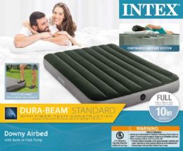 3 Bulk Intex Full DurA-Beam Downy Airbed With Foot Bip