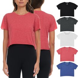 144 Bulk Womens Assorted Color Cotton Crop Tops Size X Small