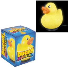 12 Bulk 7.5 Inch Sparkle Ducky Lamp
