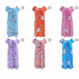 12 Bulk Womens House Duster Night Gown Assorted Sizes
