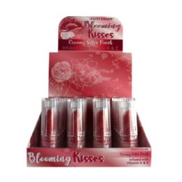 48 Bulk Blooming Kisses Lunaria Lipstick In Countertop Display