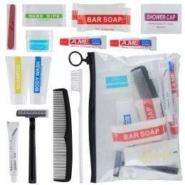 100 Bulk 15 Piece Hygiene Kit Disaster Relief Travel Kit