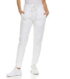 144 Bulk Womens Fleece Lined 3 Pocket Jogger White Size 3X-Large