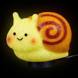 12 Bulk 7.75 Inch Sparkle Snail Lamp