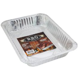 50 Bulk Aluminum Roaster Large Heavy Duty 17 X 12 X 2.75 In Pdq