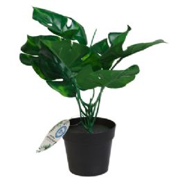 6 Bulk Monstera Artificial Plant 10 Inch
