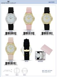 12 Bulk Ladies Watch - 55393 assorted colors