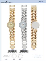 12 Bulk Ladies Watch - 55411 assorted colors