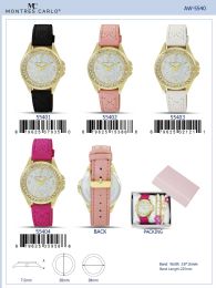 12 Bulk Ladies Watch - 55403 assorted colors