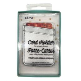 36 Bulk Borne Silver Universal Card Holder For Smartphones