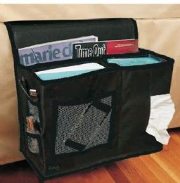 24 Bulk 7 Pocket Bedside Caddy Organizer Multi Pocket Phone Remote Magazine Tissue Box Storage Holder