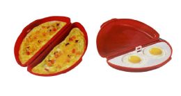 24 Bulk Microwave Egg Cooker For Sandwiches & Omelets Poacher Poached Scrambled BpA-Free