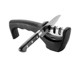 24 Bulk Kitchen Knife Sharpener 3 Stage Pro Knife Sharpening Tool Helps Repair, Restore And Polish Blades