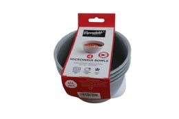 36 Bulk Set Of 4 Microwave Bowls Heat And Eat 26 Oz Dishwasher Safe BpA-Free Plastic For Serving Soup Pasta Noodles Oatmeal Cereal