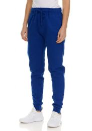 3 Bulk Womens Fleece Lined Jogger With Pocket In Royal Blue Size 3xlarge