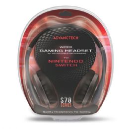 8 Bulk Advance Tech S78 Over Ear Gaming Headphone Set