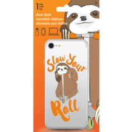 96 Bulk Slow Your Roll Sloth Phone Decal
