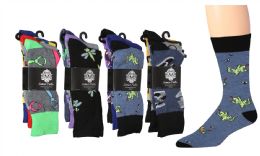 60 Bulk Mens Assorted Pattern Dress Socks Size 10-13