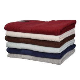 24 Bulk 34 inch x 64 inch Bath Sheet (pastel) Cotton Towel