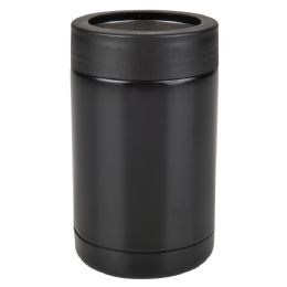 48 Bulk XxX- Double Wall Stainless Steel Can Cooler 5 inch Black  48/0