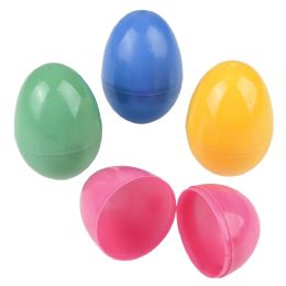 500 Bulk 3.25 inch Hinged Plastic Easter Eggs (100pc/un)