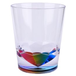 48 Bulk XxX- Rainbow Bottom Acrylic Rocks 12 Oz.  48/19