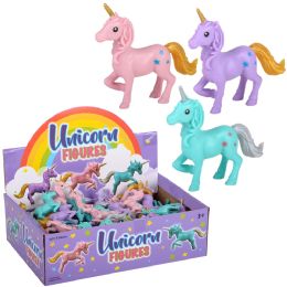 720 Bulk Unicorn Figures (3 Asst.) 3 inch 5dz/disp