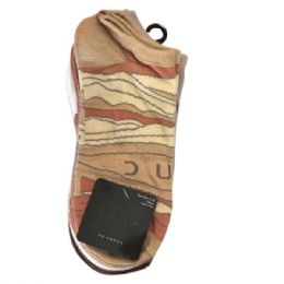 12 Bulk Brown Dune Women's No Show Socks Size 9-11