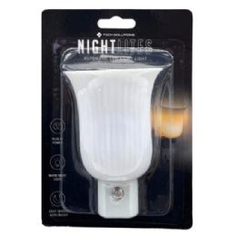 18 Bulk Tech Solutions Automatic Led Tulip Night Light With Sensor