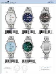 12 Bulk Men's Watch - 50441 assorted colors
